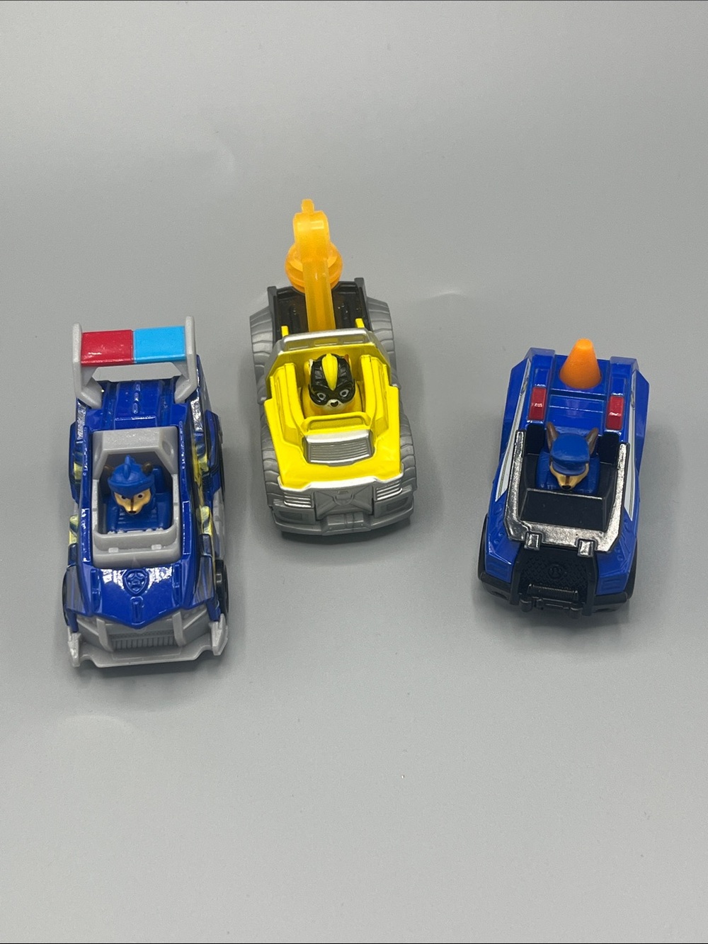 Paw patrol die-cast cars